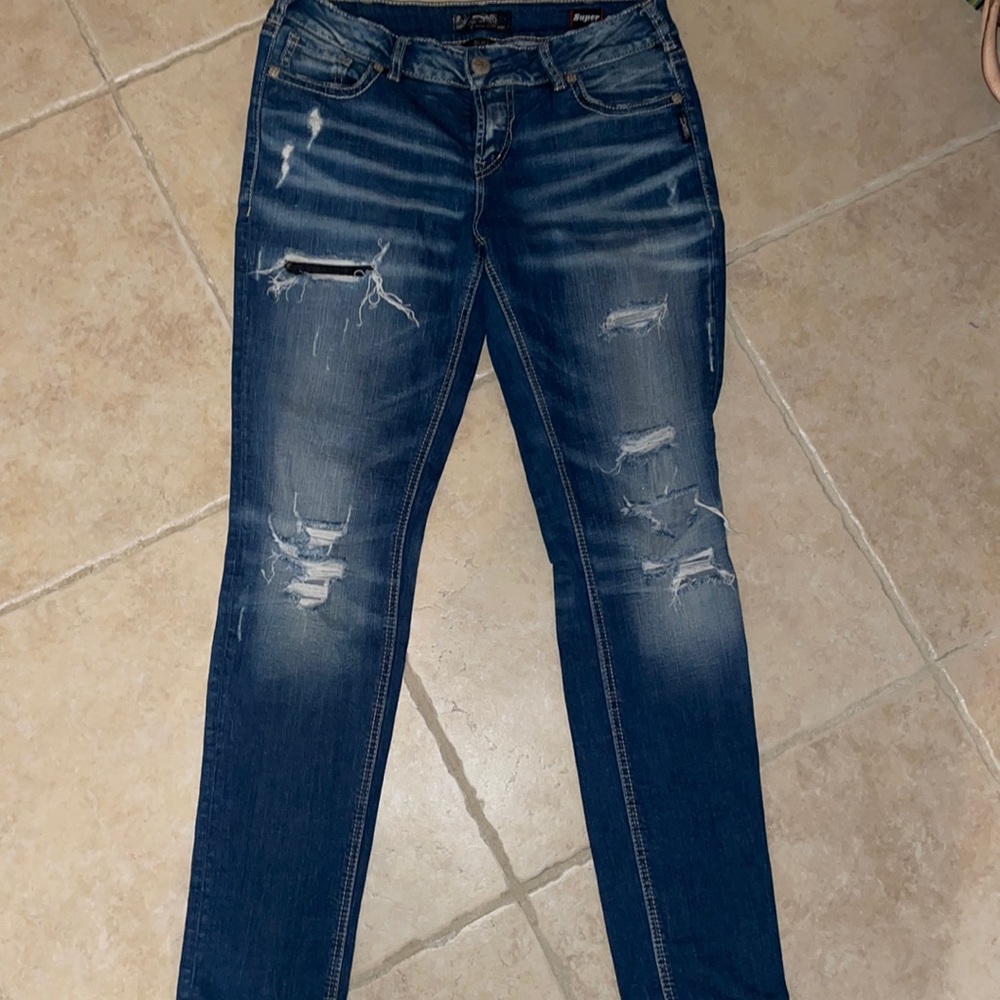 Silver Suki super stretch mid skinny jeans